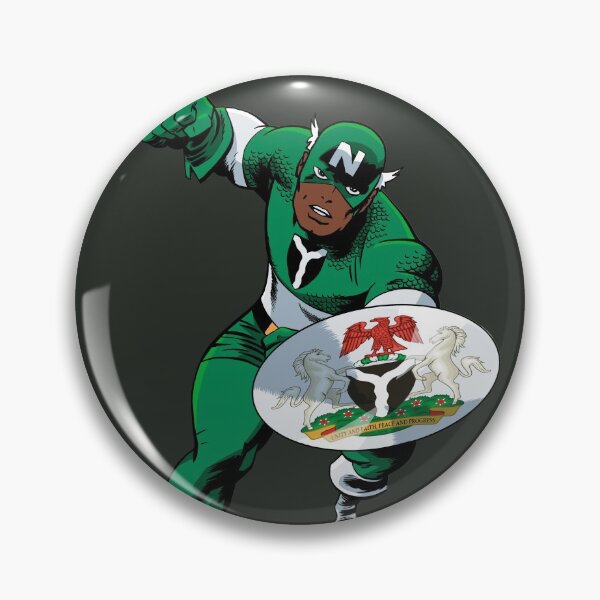 Item preview, Captain Nigeria designed and sold by 13thFloorDesign.