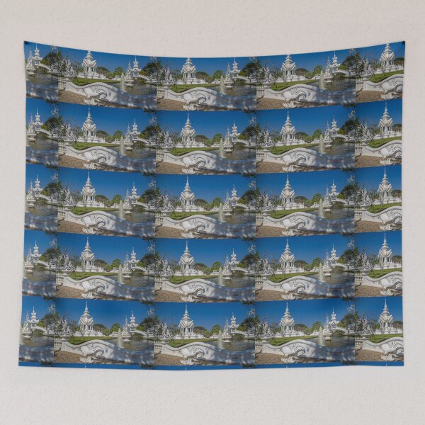 Item preview, Thailand. Chiang Rai. White Temple. Bench. designed and sold by vadim19.