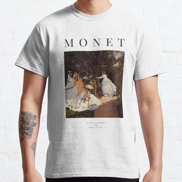 Claude Monet - Women in the Garden - Exhibition Poster Classic T-Shirt
