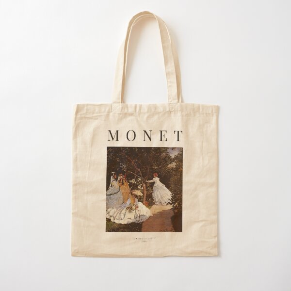 Claude Monet - Femmes au jardin - Affiche d'exposition Tote bag classique