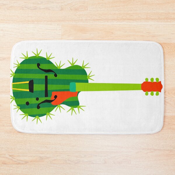Item preview, Mexican Cactus Guitar on white background designed and sold by XOOXOO.