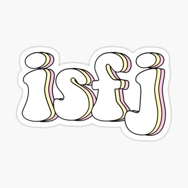 ISFJ Boy/girl B/W 4x6 Thermal Sticker Kawaii 