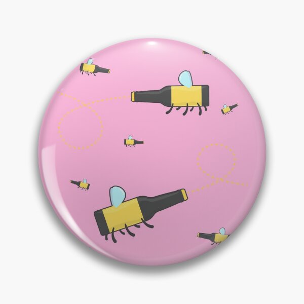 Item preview, Bumble beer (pink) designed and sold by animinimal.