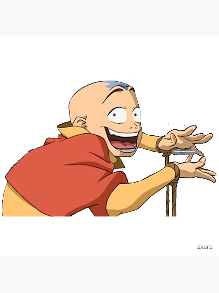 Aang Airbending Trick Poster By Zxara Redbubble