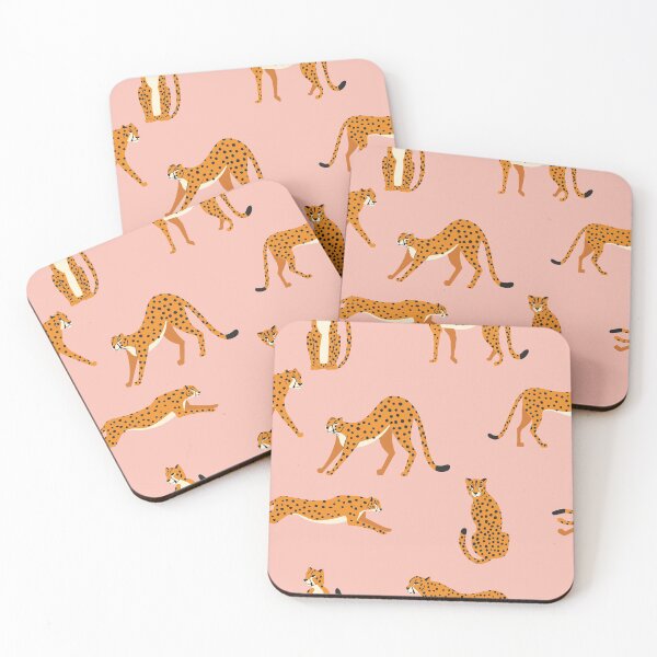 Item preview, Cheetahs pattern on pink designed and sold by BlueLela.