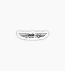 Waco Aircraft Company Logo (Black) Sticker