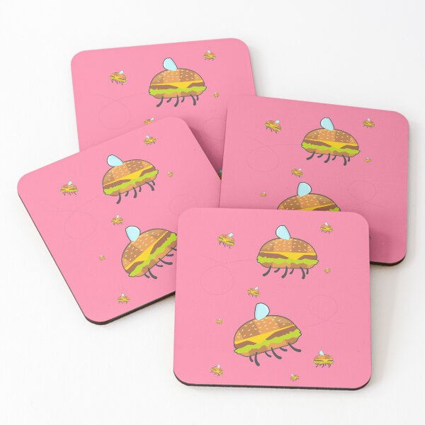 Item preview, BEEf burger summer (pink) designed and sold by animinimal.