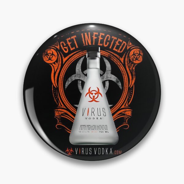 Item preview, The Official Virus Vodka Bottle Graphic designed and sold by crayon33.