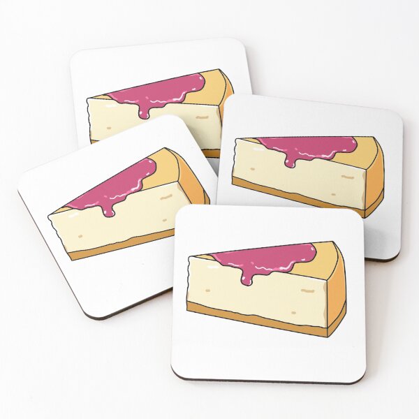 Item preview, Cheesecake with raspberry sauce designed and sold by BreadCrumbBird.