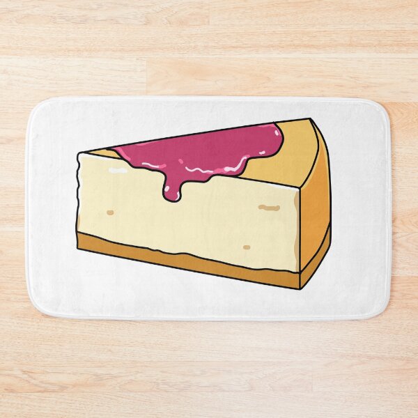 Item preview, Cheesecake with raspberry sauce designed and sold by BreadCrumbBird.