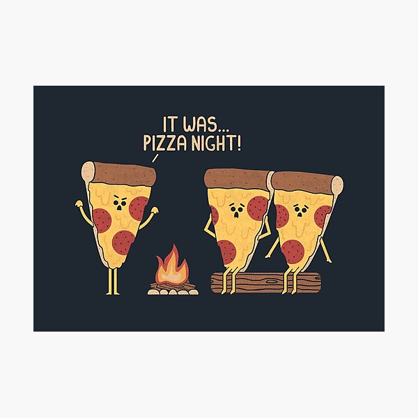 Pizza Night Photographic Print