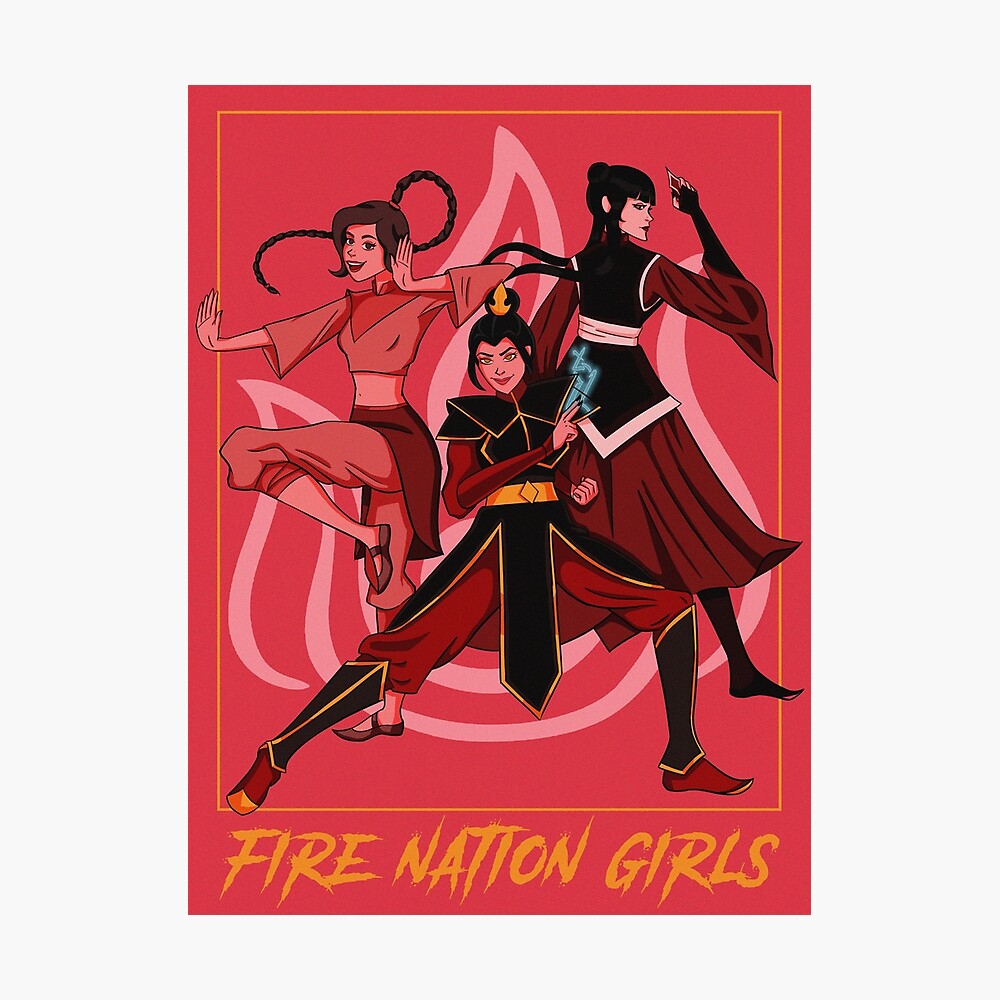 Fire Nation Girls / The Girl Gang / Avatar Fan Art 