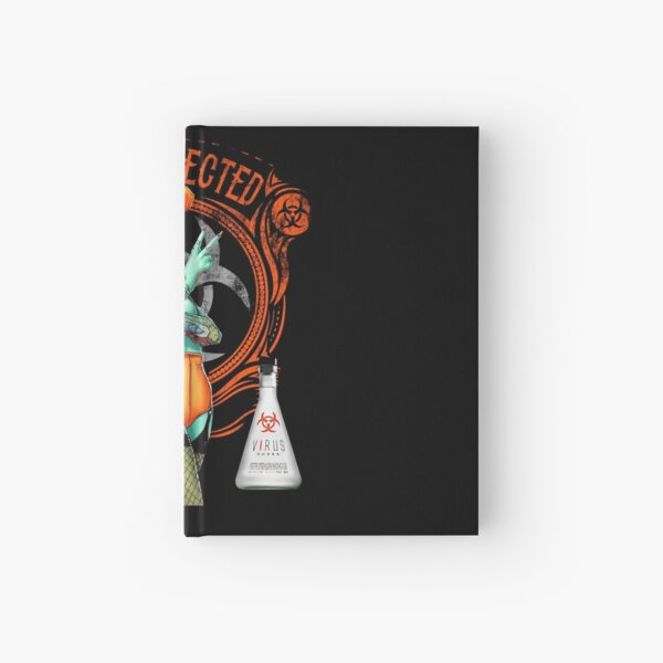 The Official Virus Vodka Zombie Pinup Girl Hardcover Journal