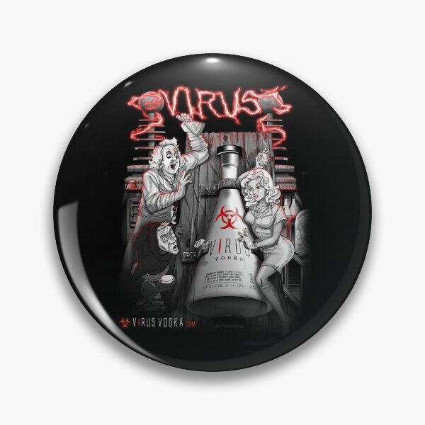 Item preview, The Official Virus Vodka "It's Alive" Graphic designed and sold by crayon33.