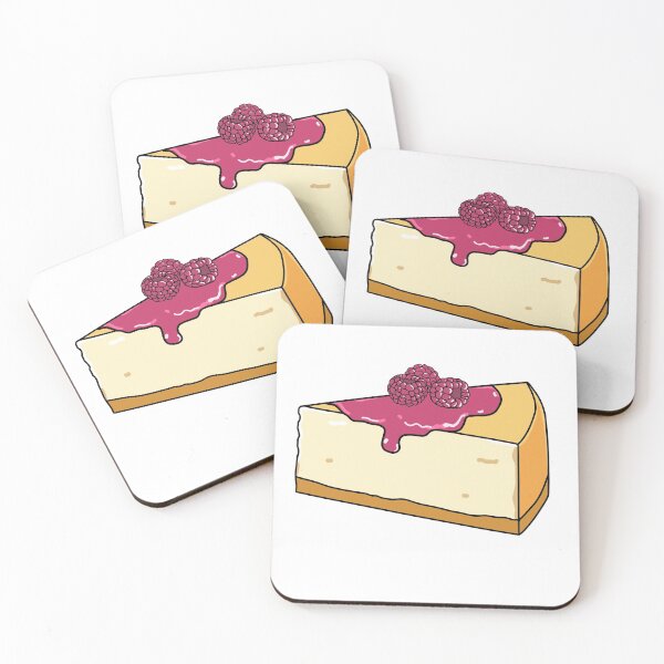 Item preview, Cheesecake with raspberries designed and sold by BreadCrumbBird.