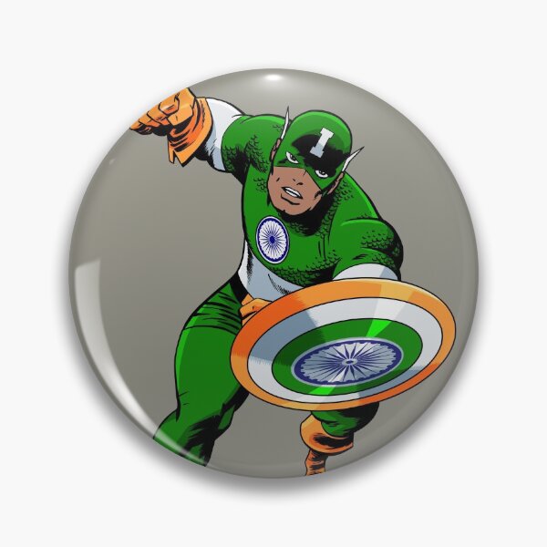 Item preview, Captain India designed and sold by 13thFloorDesign.