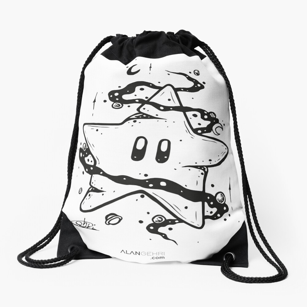 give me a boost Drawstring Bag