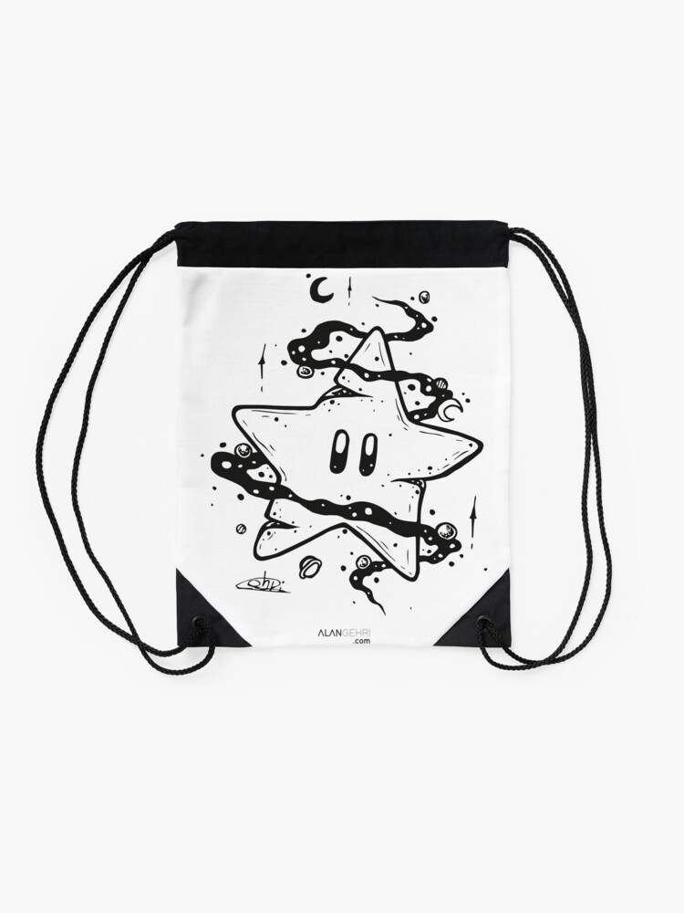 Alternate view of give me a boost Drawstring Bag