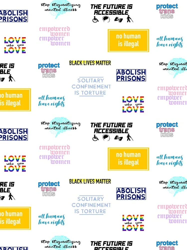 Thumbnail 4 of 4, iPhone Case, Human Rights Sticker Pack designed and sold by tojustbe.