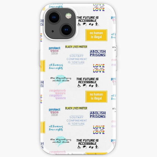 Human Rights Sticker Pack iPhone Soft Case