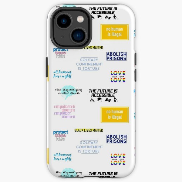 Human Rights Sticker Pack iPhone Tough Case