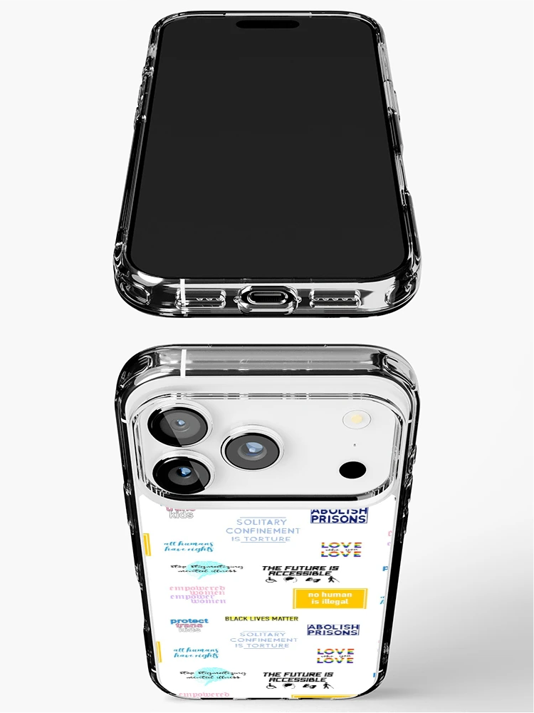 Thumbnail 3 of 5, iPhone Case, Human Rights Sticker Pack designed and sold by tojustbe.