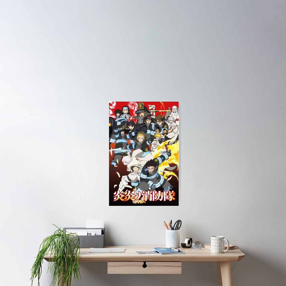 "Fire Force Poster" Poster for Sale by Refresh8 | Redbubble