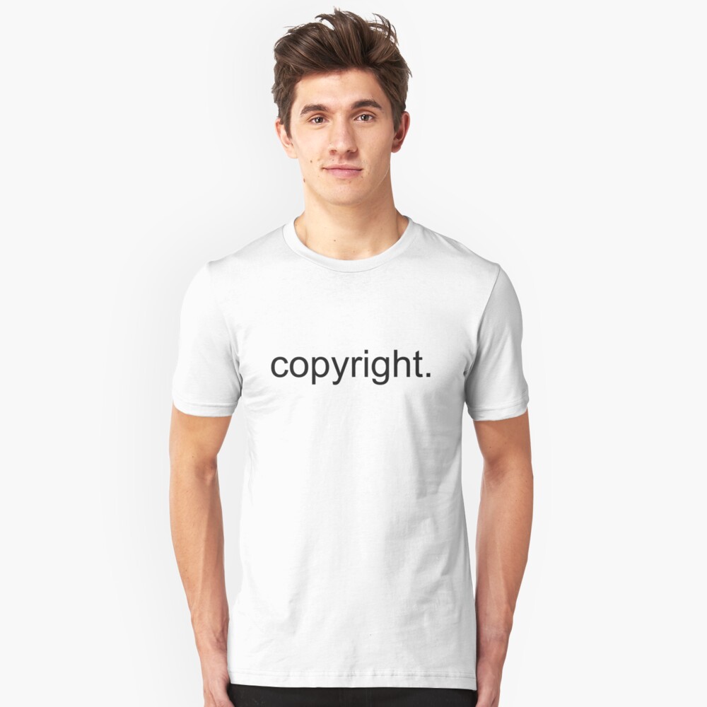 "copyright." Tshirt by painbow Redbubble
