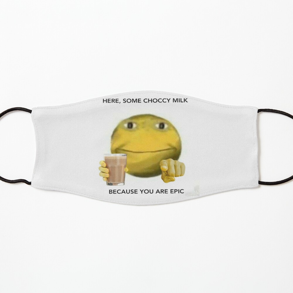 Meme Vibe Check Choclate Milk Mask By Spagheti1000 Redbubble - roblox vibe check face