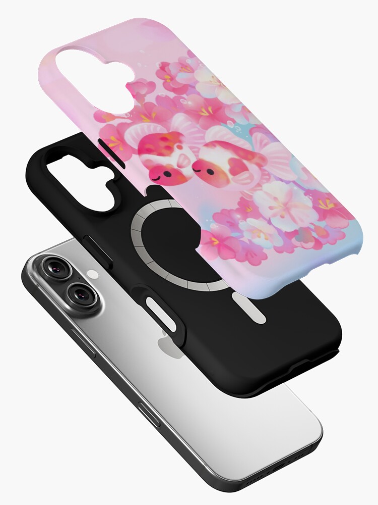 Imagen 2 de 4, Funda de iPhone con la obra Pez de flor de cerezo 2, diseñada y vendida por pikaole.
