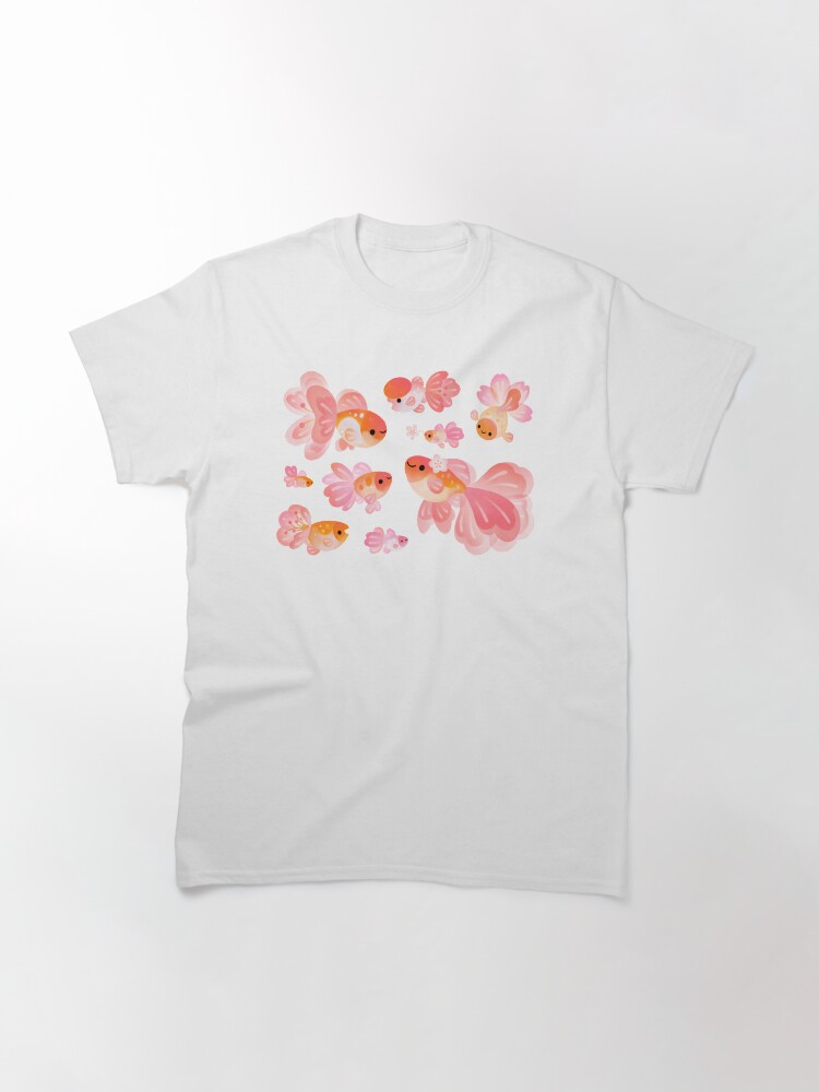 Vista alternativa de Camiseta clásica Cherry Blossom Goldfish 2