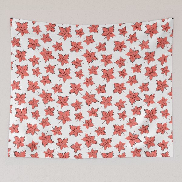 Item preview, Maple leaves red designed and sold by Magazin-Brenda.
