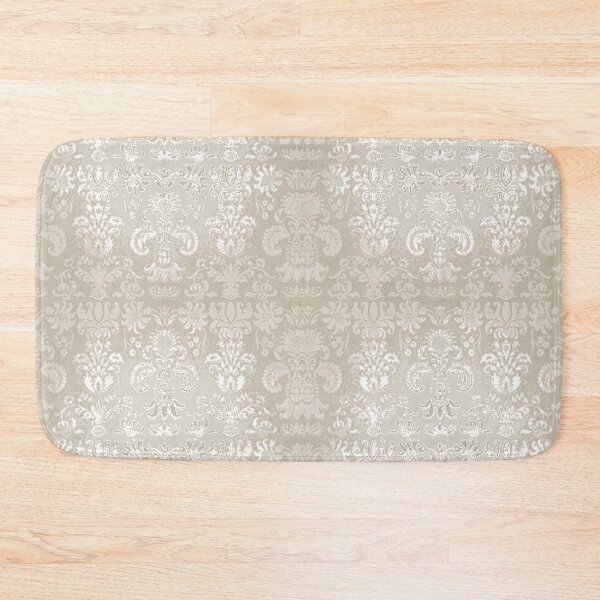 Item preview, Vintage Ecru Damask designed and sold by PageDesigns.