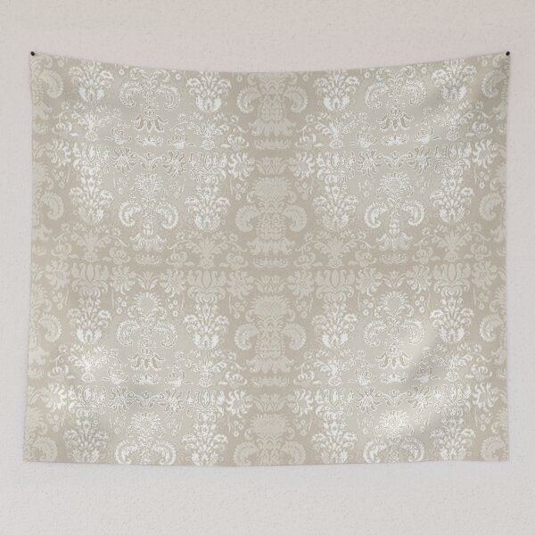 Item preview, Vintage Ecru Damask designed and sold by PageDesigns.