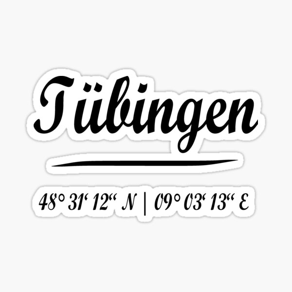 Tubingen Sticker