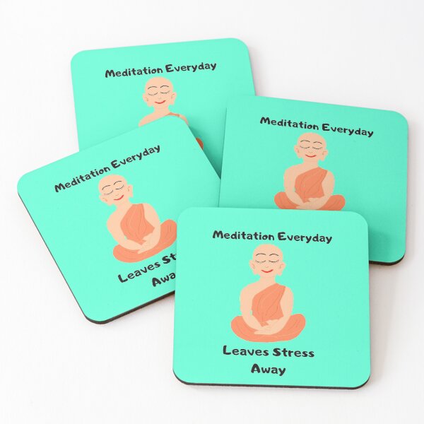 Item preview, Meditation a day keeps stress away designed and sold by Sujitmone.
