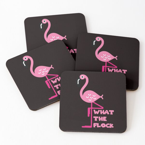 Item preview, What the flock - flamingo designed and sold by Imutobi.