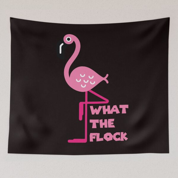 Item preview, What the flock - flamingo designed and sold by Imutobi.