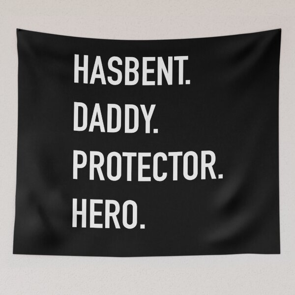 Item preview, Husband Gift Husband. Daddy. Protector. Hero. Fathers Day Gift Funny Shirt Men Dad Shirt Wife to Husband Gift designed and sold by SLV7R.