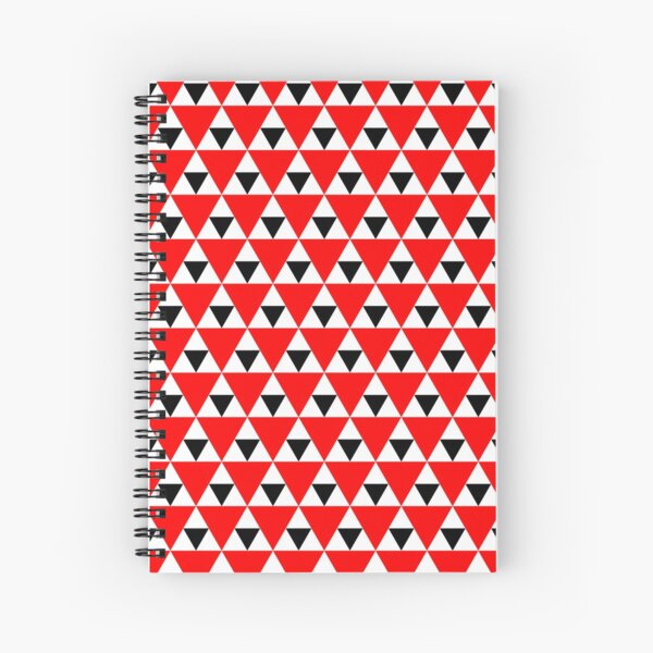 Triangle pattern Spiral Notebook