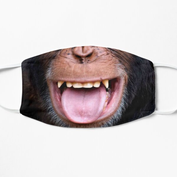 Riendo cara de chimpancé Mascarilla