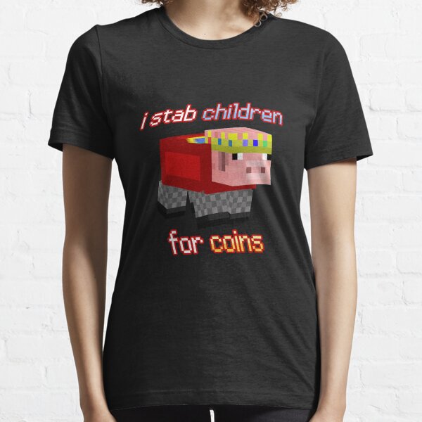 Technoblade I stab Children for Coins Essential T-Shirt