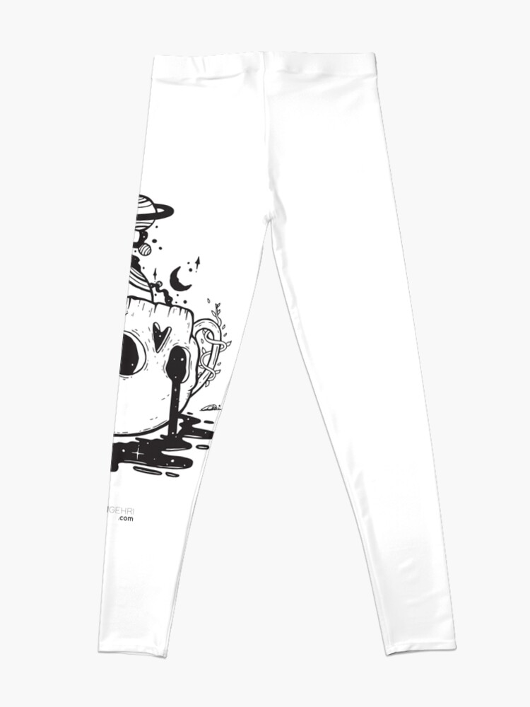 Alternate view of the time has come to have a coffee Leggings