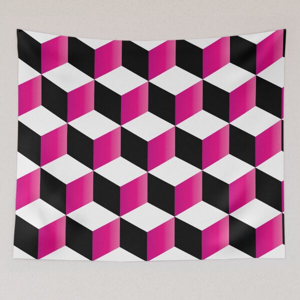 Item preview, Pop Blocks! Pink Wall by Mousse  designed and sold by MousseFashion.