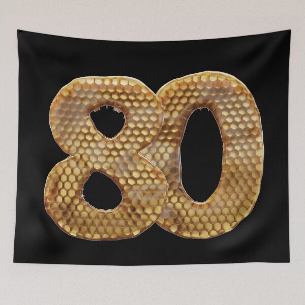 Item preview, 80 Number 3d Honey Numbers Font designed and sold by HelloFromAja.