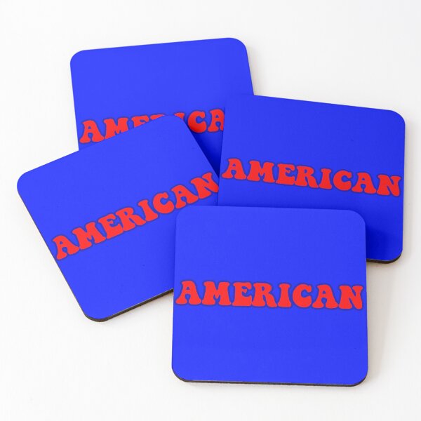 Item preview, Red American with Blue Outline designed and sold by Lauren  paige.