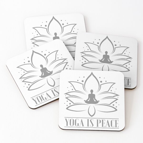 Item preview, Yoga is Peace designed and sold by Khushi Graphics.