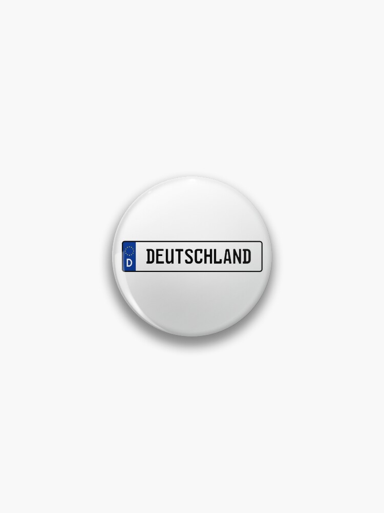 Deutschland Kennzeichen Pin By Snxworld Redbubble