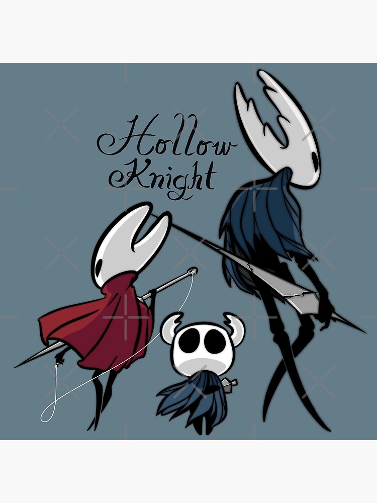 "Hornet, The Knight, And The Hollow Knight (ver. 2)" Poster By Qu1mser ...