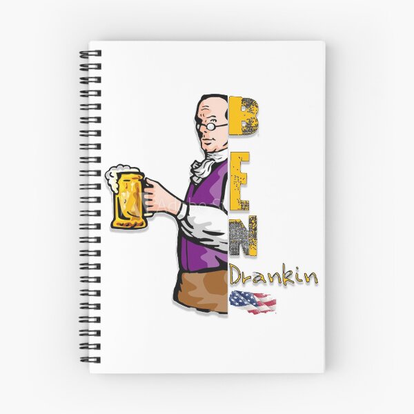 Item preview, Ben Drankin 4th of July Vintage Slim Fit T-Shirt designed and sold by Yagami1.